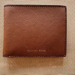 Michael Kors Men’s Brown Leather wallet